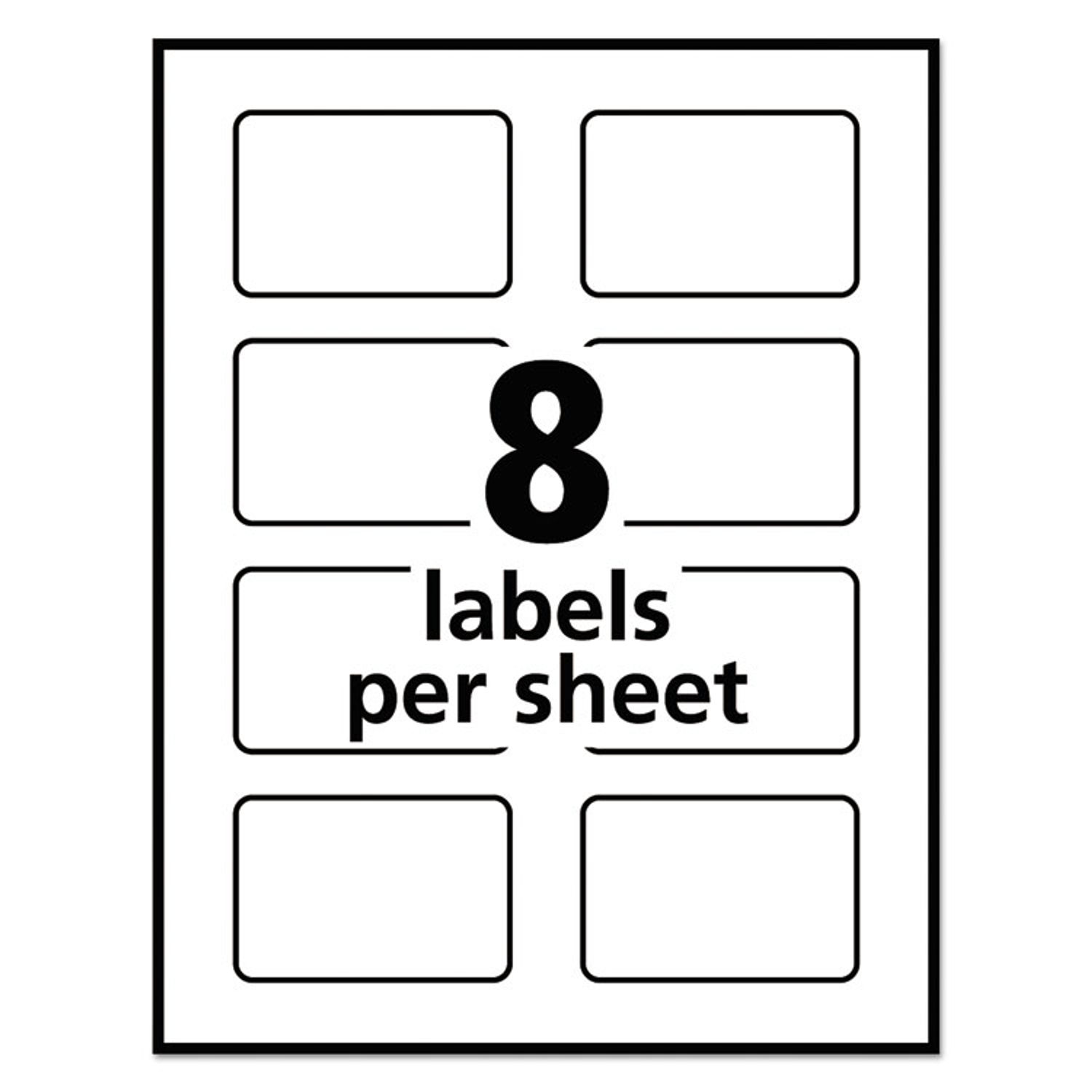 Rectangle Print-to-the-Edge Labels by Avery® AVE22822 | OnTimeSupplies.com