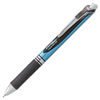 PENBLN75A - EnerGel RTX Gel Pen, Retractable, Fine 0.5 mm Needle Tip, Black Ink, Black/Blue Barrel