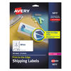 AVE6873 - Vibrant Laser Color-Print Labels w/ Sure Feed, 2 x 3.75, White, 200/PK