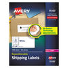 AVE55163 - Repositionable Shipping Labels w/Sure Feed, Inkjet/Laser, 2 x 4, White, 1000/Box