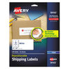 AVE58163 - Repositionable Address Labels w/Sure Feed, Inkjet/Laser, 2 x 4, White, 250/Box