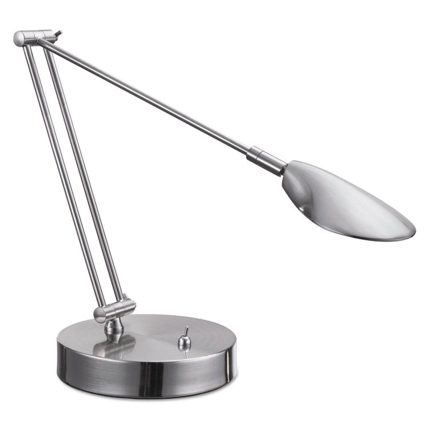 Alera 16.75-in Adjustable Magnifying Black Clip Desk Lamp with Metal Shade  in the Desk Lamps department at