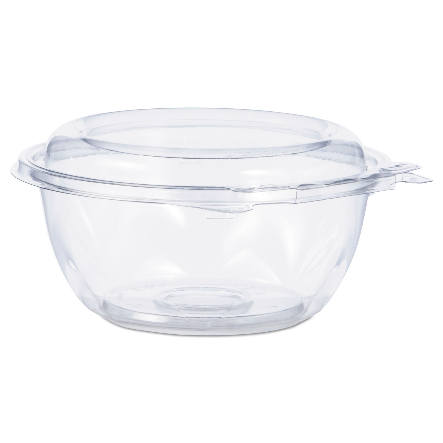 Disposable 16 oz Plastic Containers With Lids - 240 Of Each Containers And  Lids - Leak Resistant Containers For Food - Deli Containers - Clear