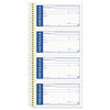 ABFSC1153WS - Write 'n Stick Phone Message Book, Two-Part Carbonless, 4.75 x 2.75, 4 Forms/Sheet, 200 Forms Total