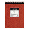 TOP20008R - Gold Fibre Retro Wirebound Writing Pads, Wide/Legal and Quadrille Rule, Red Cover, 70 White 8.5 x 11.75 Sheets