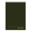 TOP20811 - Gold Fibre Wirebound Project Notes Pad, Project-Management Format, Green Cover, 70 White 8.5 x 11.75 Sheets