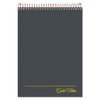 TOP20813 - Gold Fibre Wirebound Project Notes Pad, Project-Management Format, Gray Cover, 70 White 8.5 x 11.75 Sheets