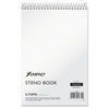 TOP25774 - Steno Pads, Gregg Rule, Tan Cover, 80 White 6 x 9 Sheets