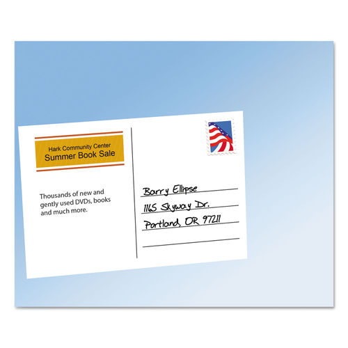 Staples Matte Postcards, 5.5 x 4.25, White, 400/Box (12498)