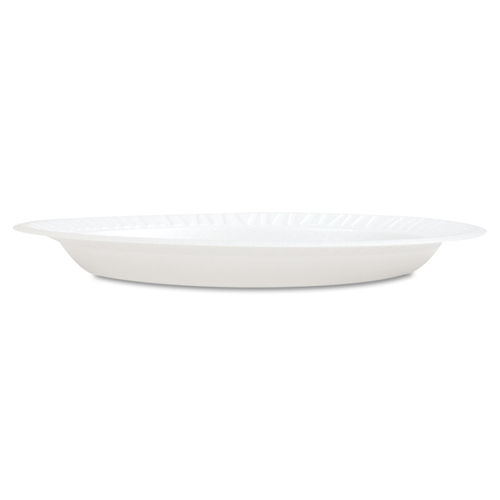 10-1/4 in. Concorde Non-Laminated 3-Compartment Foam Plastic Plates in