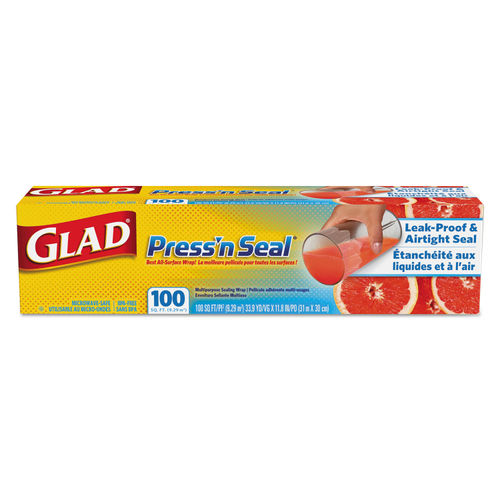 Glad Press N Seal Plastic Wrap, 2 PK./140 SQ. FT.