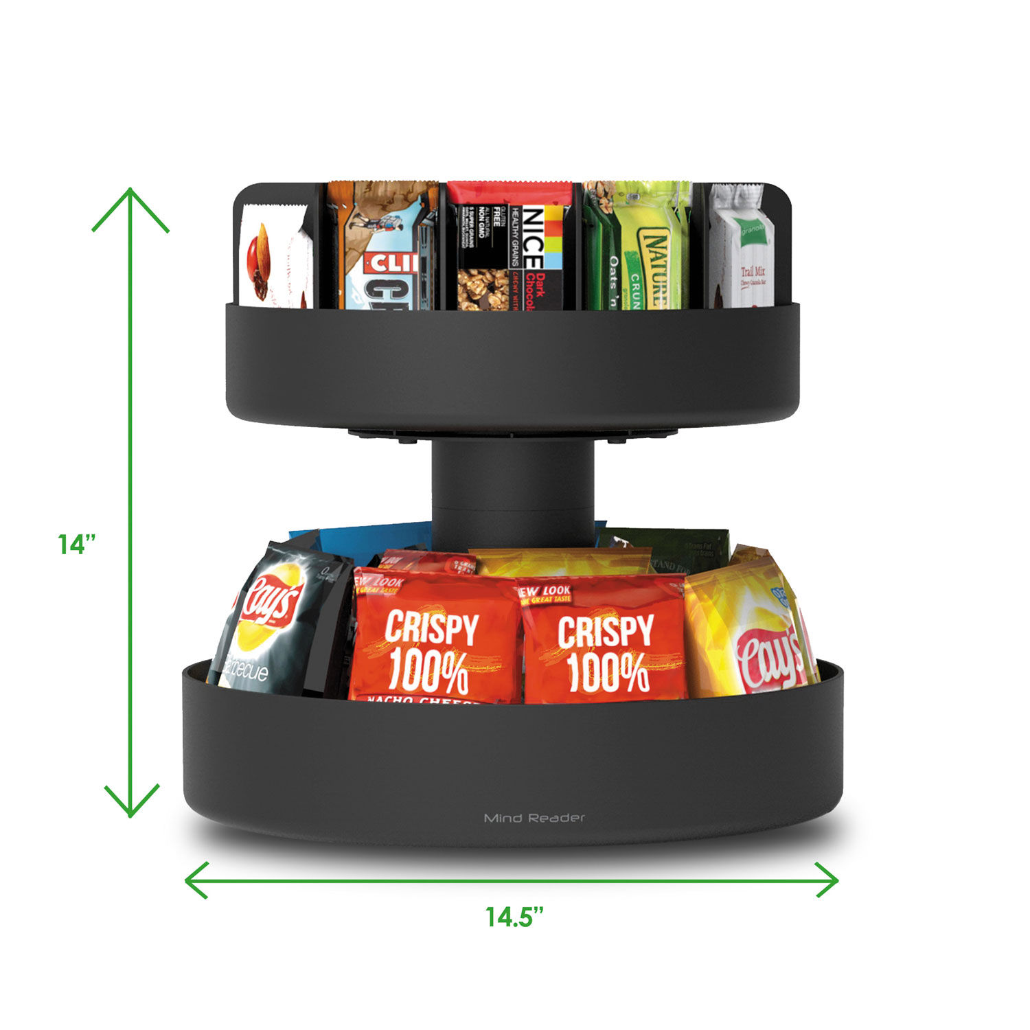 Supreme Lazy Suzan Condiment/Snack Organizer by Mind Reader