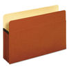 PFX1526EOX - Standard Expanding File Pockets, 3.5" Expansion, Legal Size, Red Fiber, 25/Box