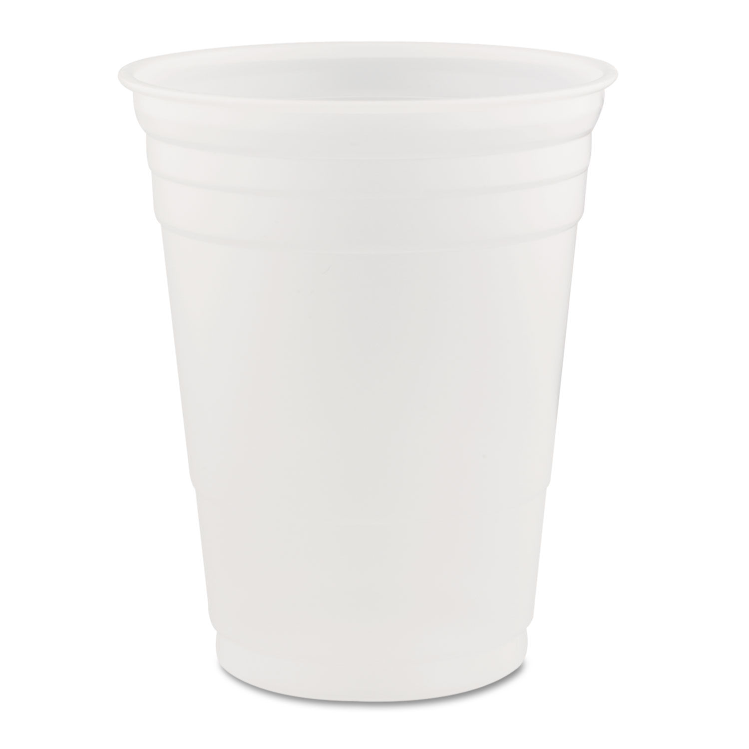 SOLO Cup Company Plastic Party Cold Cups, 16 oz, Clear, 50 pack