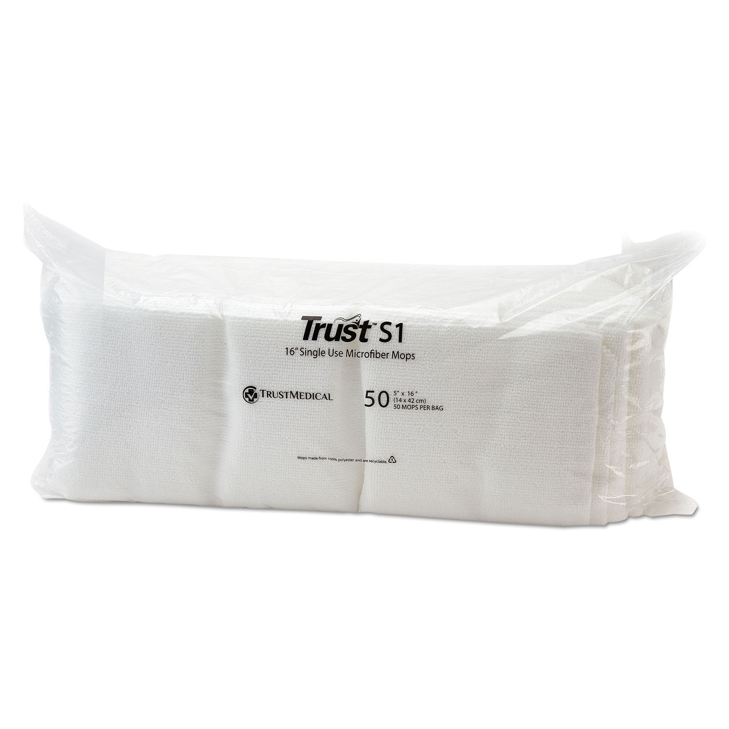 SingleUse Microfiber Mop Heads by TrustMedical TMDTMMP446016