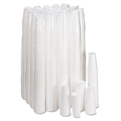 Dart 20J16 20 oz. White Foam Cup - 25/Pack