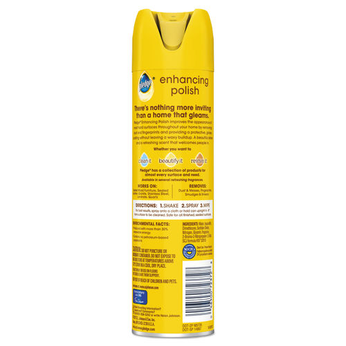 Pledge 14.2-fl oz Lemon Wood Furniture Polish Liquid (6-Pack) in