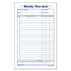 TOP3016 - Weekly Employee Time Cards, One Side, 4.25 x 6.75, 100/Pack