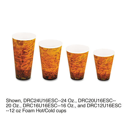 Fusion Escape Foam Hot/Cold Cups by Dart® DCC20U16ESC