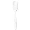 DCCF6BW - Style Setter Mediumweight Plastic Forks, White, 1000/Carton