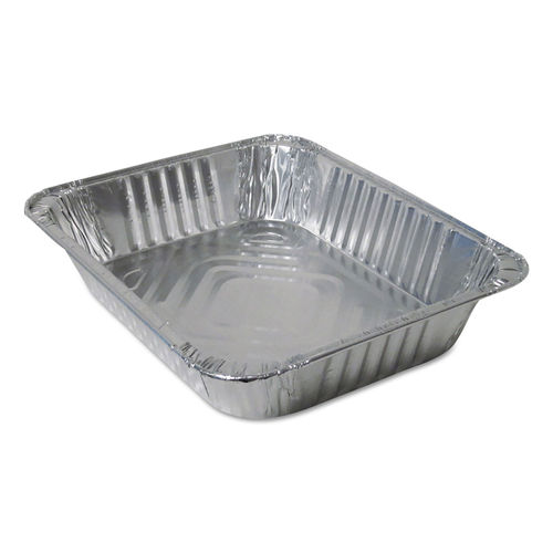 Durable Packaging Half-Size Deep Aluminum Foil Steam Pan, 100 ct