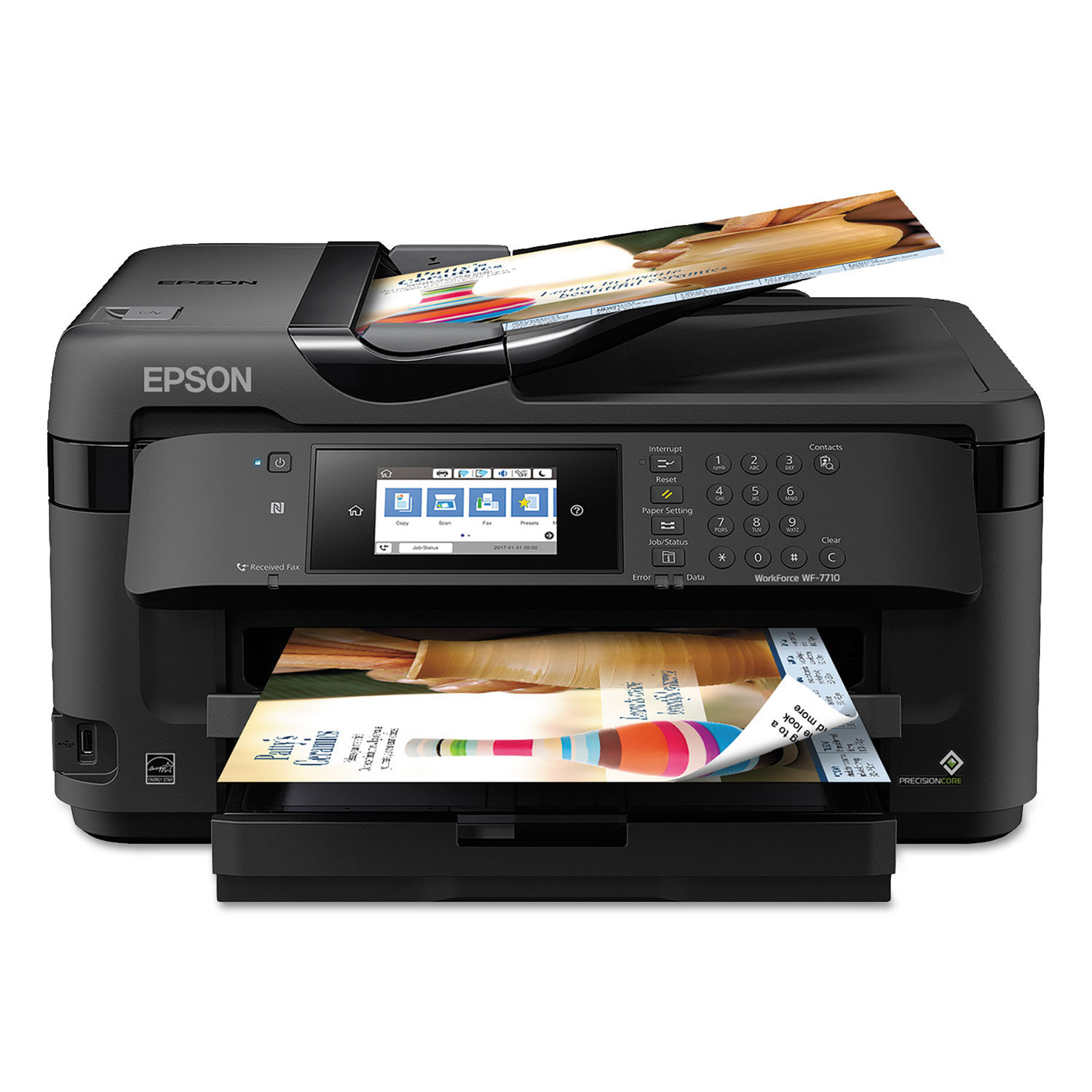 Принтер е. МФУ Epson workforce WF-7715dwf. Эпсон 7710. Epson workforce WF-7710dwf. Epson workforce 7710.