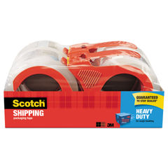 3M Scotch™ Two-Roll Desktop Tape Dispenser, 3 Core, High-Impact Plastic,  Beige, MMMC22