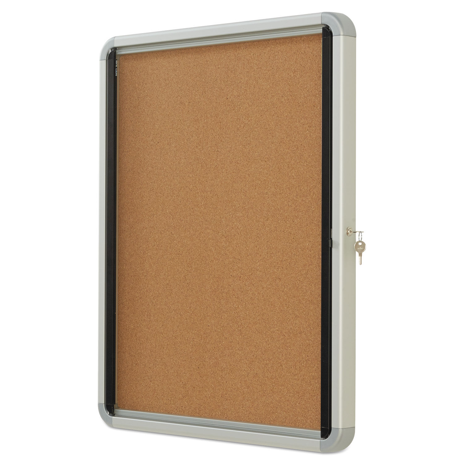 Enclosed Cork Bulletin Board w/Swing Door by Quartet® QRTEIHC2721 ...