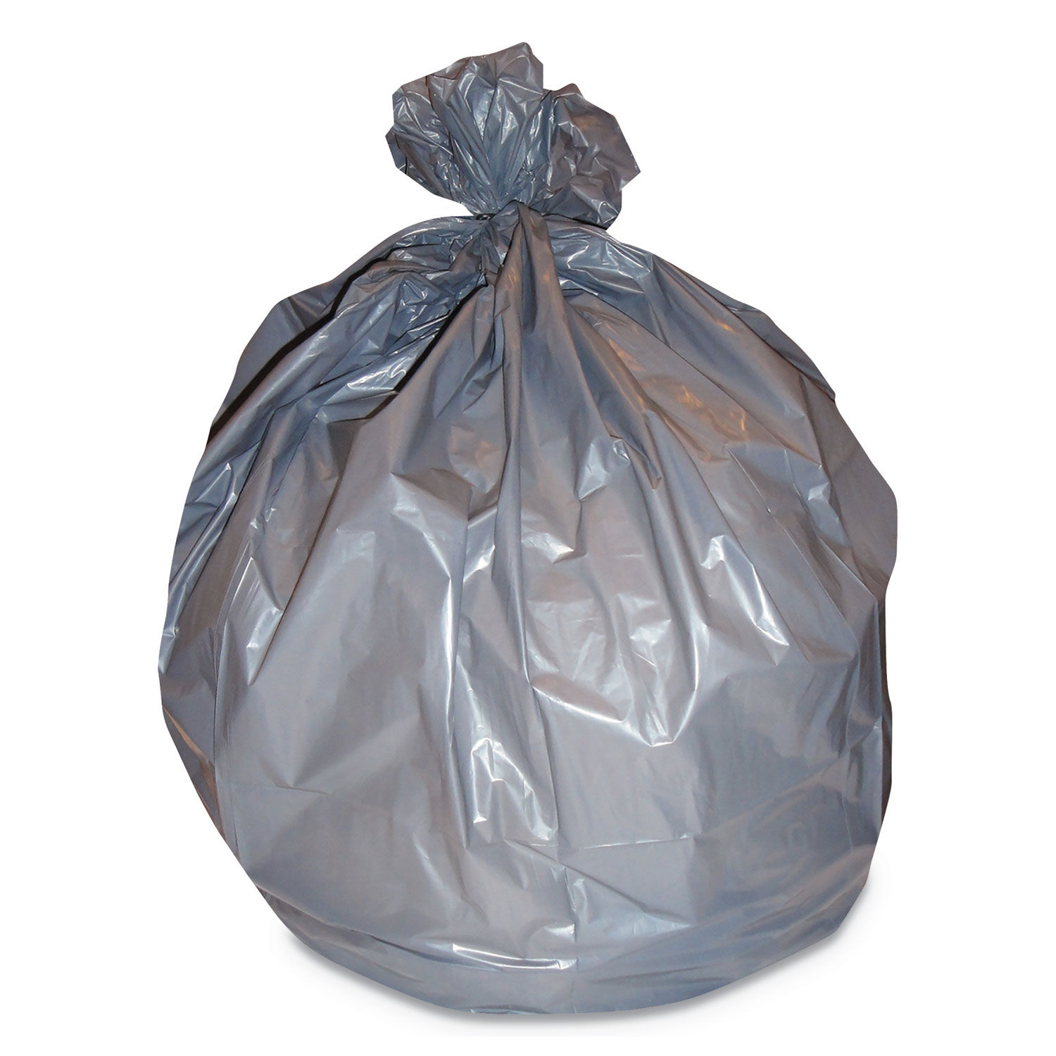 30 Gallon Black Trash Bags, 30x37, 13 mic, 500 Bags (HERZ6037MKR02)