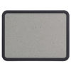 QRT699370 - Contour Granite Board, 36 x 24, Granite Gray Surface, Black Plastic Frame