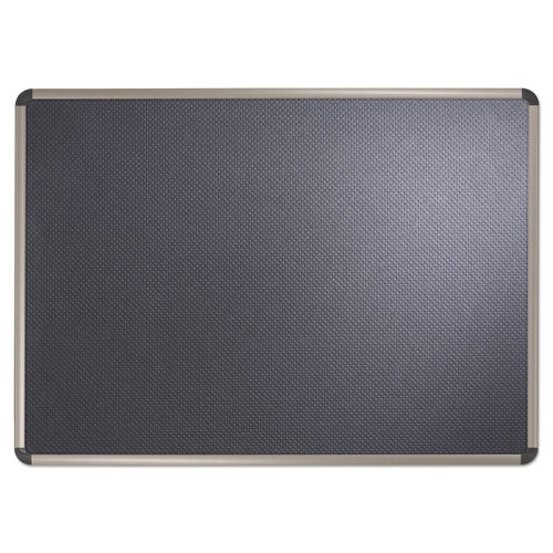 Prestige Euro Style Black Embossed Foam Bulletin Board by Quartet ...