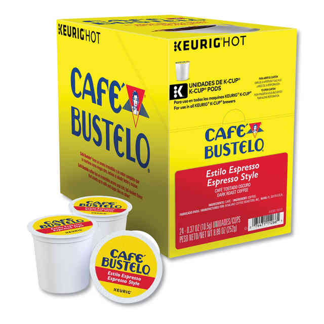 Cafe Bustelo, Café con Leche 10 K-⁠Cup Pods Pack of 4 