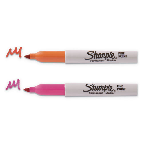 Sharpie Fine Point Assorted Colors Permanent Marker - 24 ct