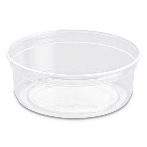 8 oz. Translucent Plastic Deli Container with Lid