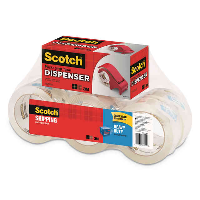 3850 Heavy-Duty Packaging Tape with DP300 Dispenser by Scotch