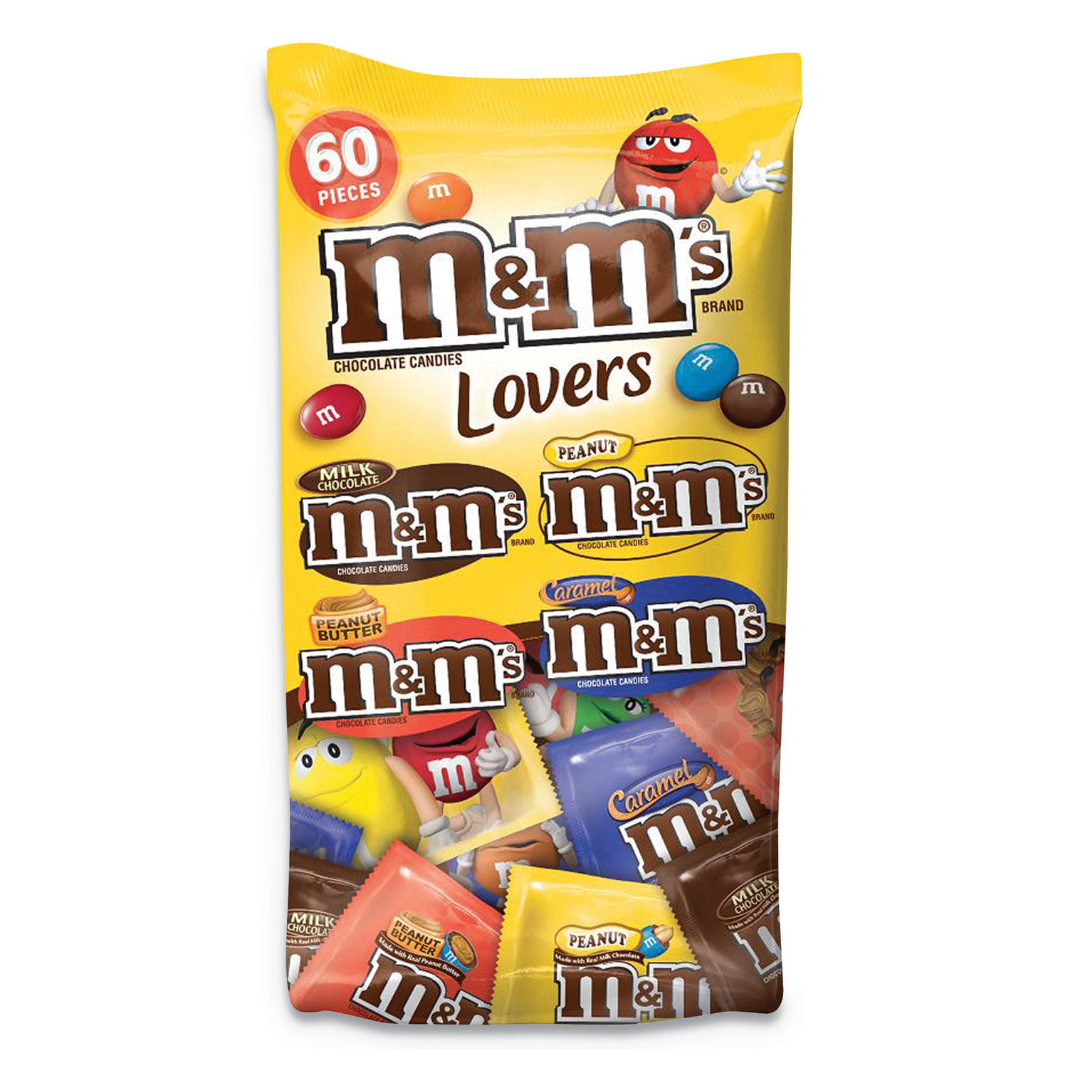 M & M Chocolate Candies, Peanut, Large Bag 19.2 oz