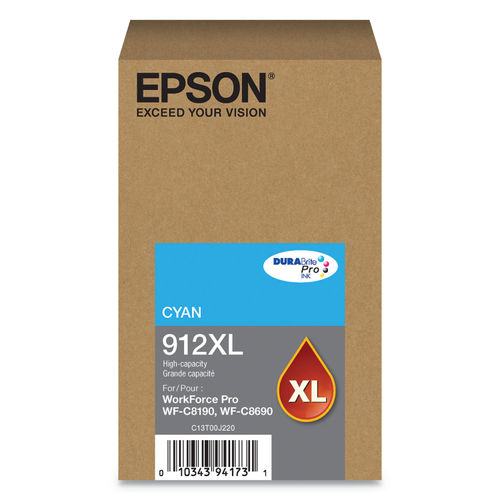 T912XL220 (912XL) DURABrite Pro High-Yield Ink by Epson® EPST912XL220