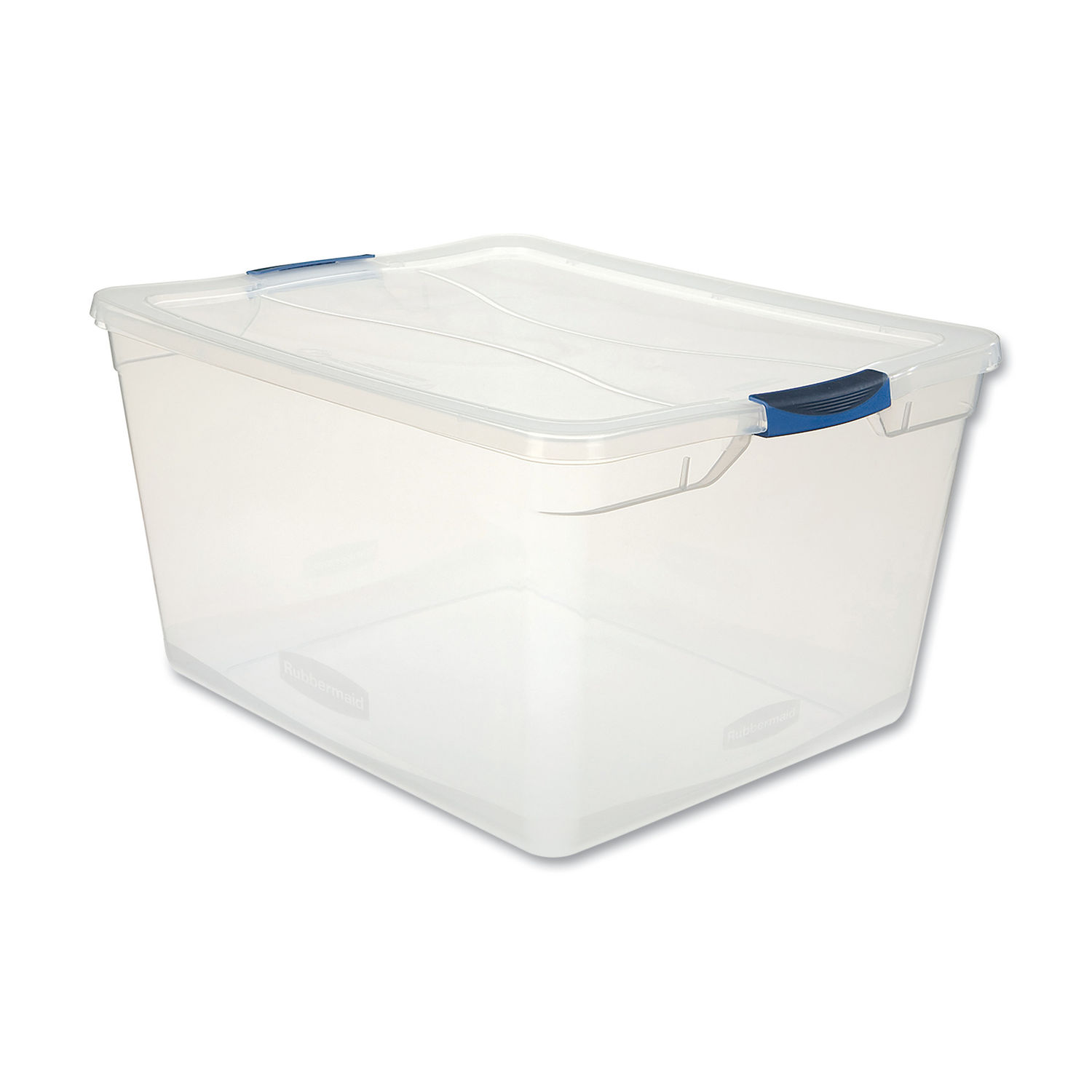 Rubbermaid Clever store 71 qt. Latching Plastic Storage Tote