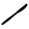 DXEKH517 - Plastic Cutlery, Heavyweight Knives, Black, 1,000/Carton