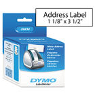 Address Labels, 1-1/8 x 3-1/2, White, 700/Box