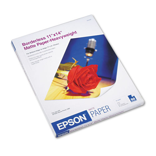 Epson Matte Presentation Paper, White - 100 sheets