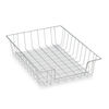FEL60012 - Wire Desk Tray Organizer, 1 Section, Letter Size Files, 10" x 14.13" x 3", Silver
