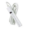 FEL99026 - Power Strip, 6 Outlets, 15 ft Cord, Platinum