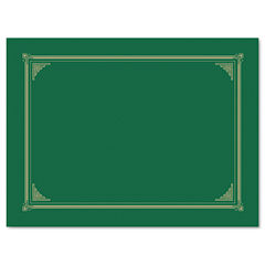 Geographics® Parchment Paper Certificates, 8.5 x 11, Optima Green with White  Border, 25/Pack