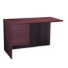 HON10516LNN - 10500 Series L Workstation Return, 3/4 Height Left Ped, 48w x 24d x 29.5h, Mahogany