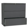 HON893LS - 800 Series Three-Drawer Lateral File, 42w x 19-1/4d x 40-7/8h, Charcoal