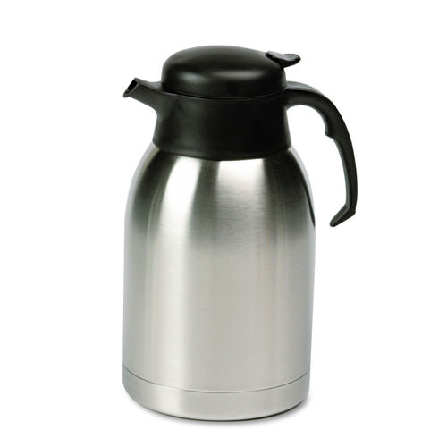 Stainless Steel Coffee Carafe, Glass Lined