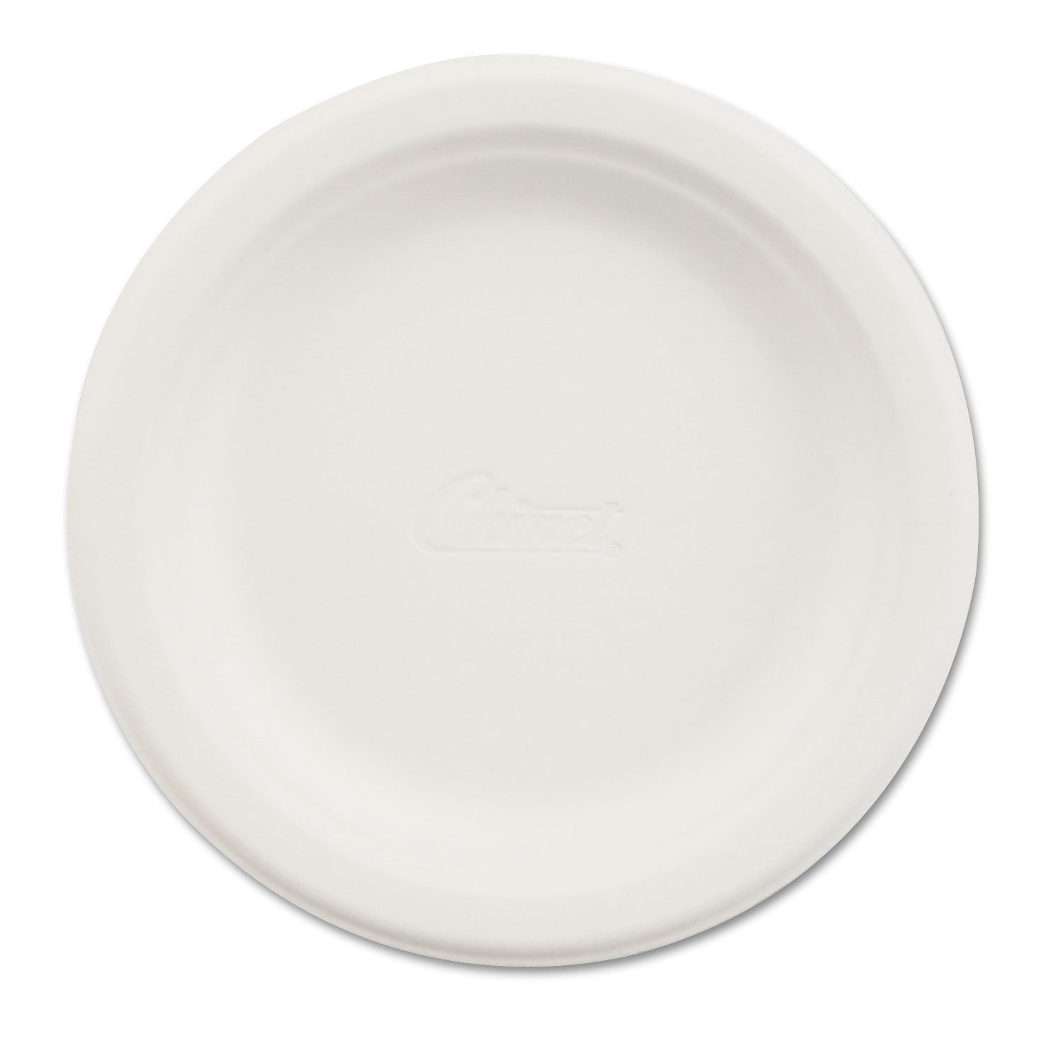 Chinet Paper Dinnerware Plate 10.5 Dia White 500/carton-