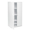 ICE92573 - Rough n Ready Storage Cabinet, Four-Shelf, 36w x 22d x 72h, Platinum