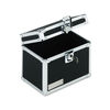 IDEVZ01171 - Vaultz Locking Index Card File with Flip Top, Holds 450 4 x 6 Cards, 7 x 5 x 5, Black